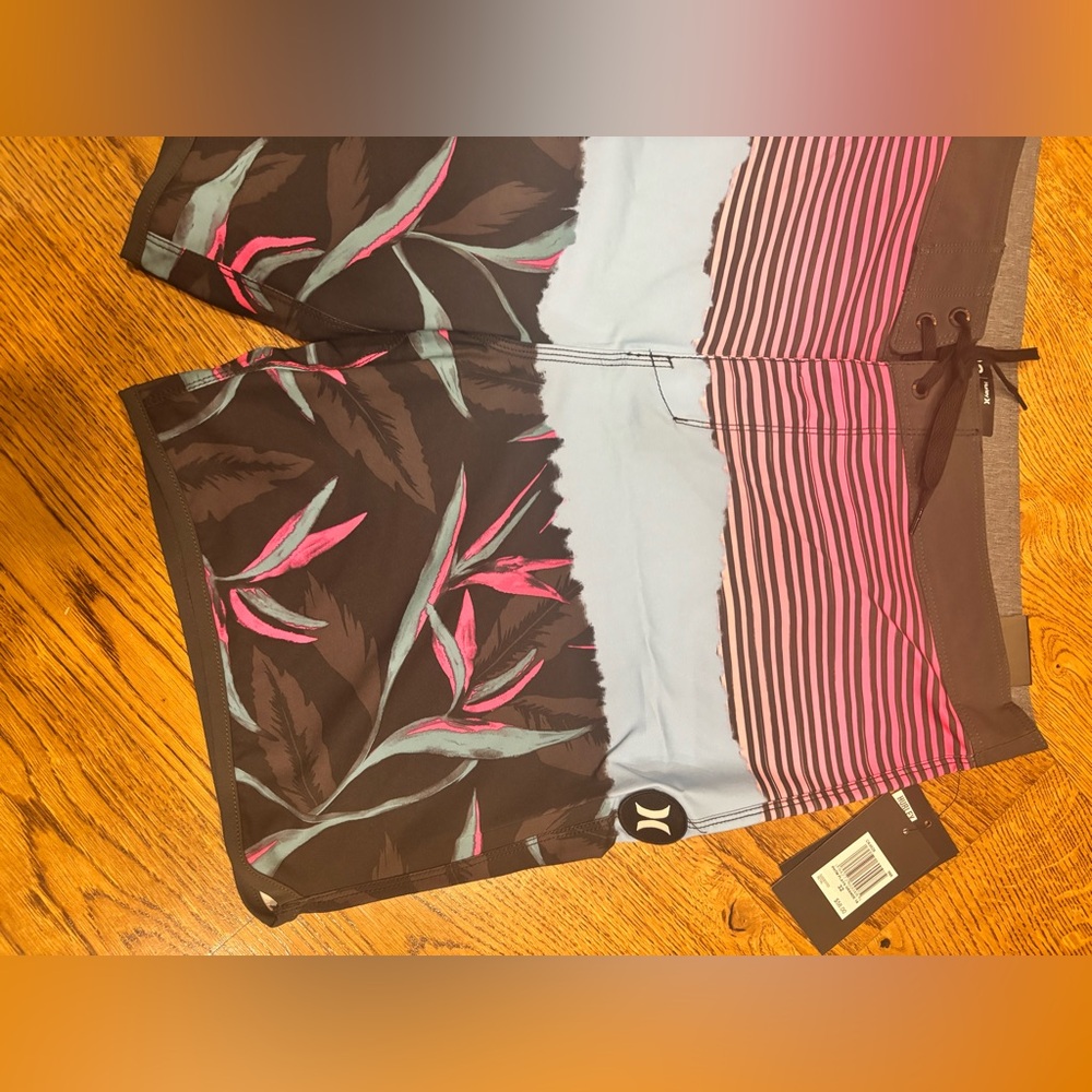 Hurley Phantom Playa Grande 18 stretch & comfort surf Swim Board Shorts Size 32 - Picture 2 of 5